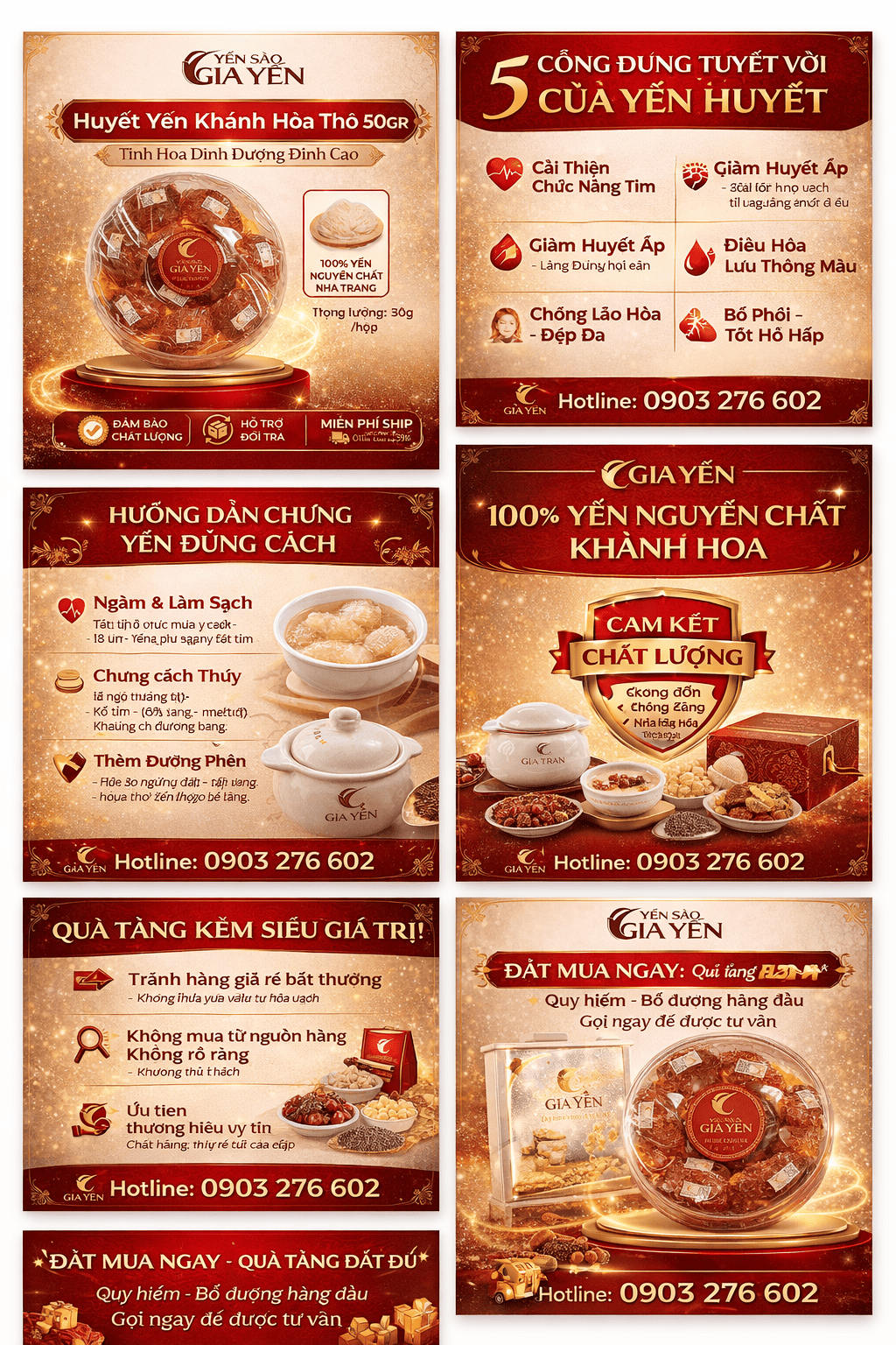 Hộp Quà Huyết Yến Khánh Hòa 