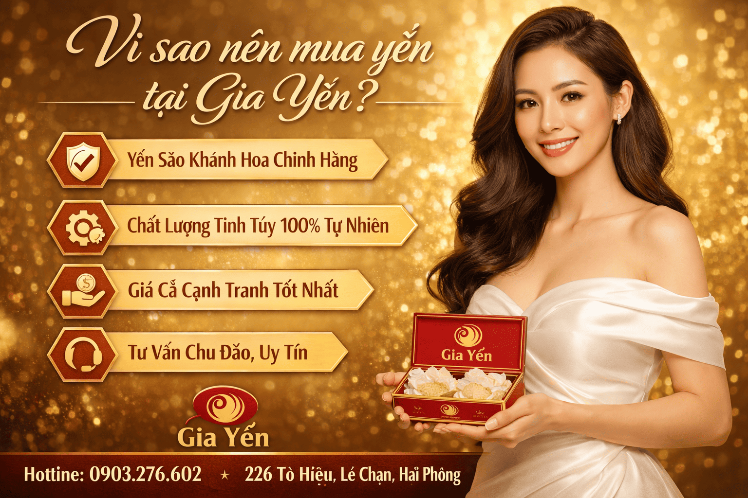 Vì sao nên mua yến tại Gia Yến?