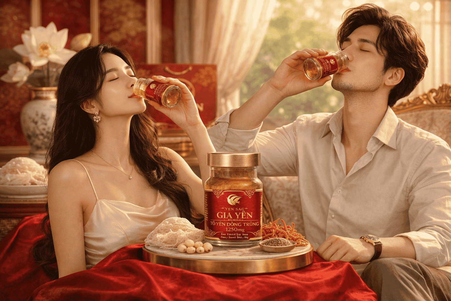 Yến Chưng Đông Trùng 1250mg