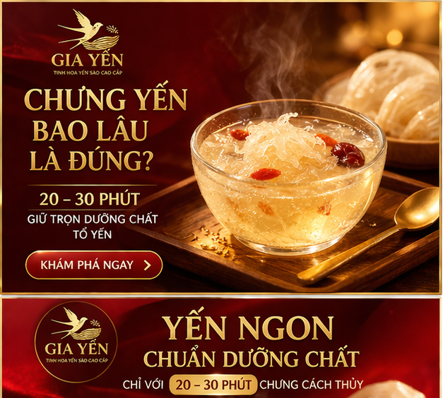 chưng yến trong bao lâu để giữ trọn dinh dưỡng